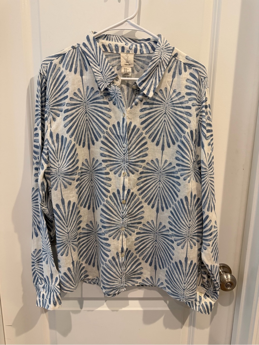 Joie Button-Down Shirt Size XL 100% Linen